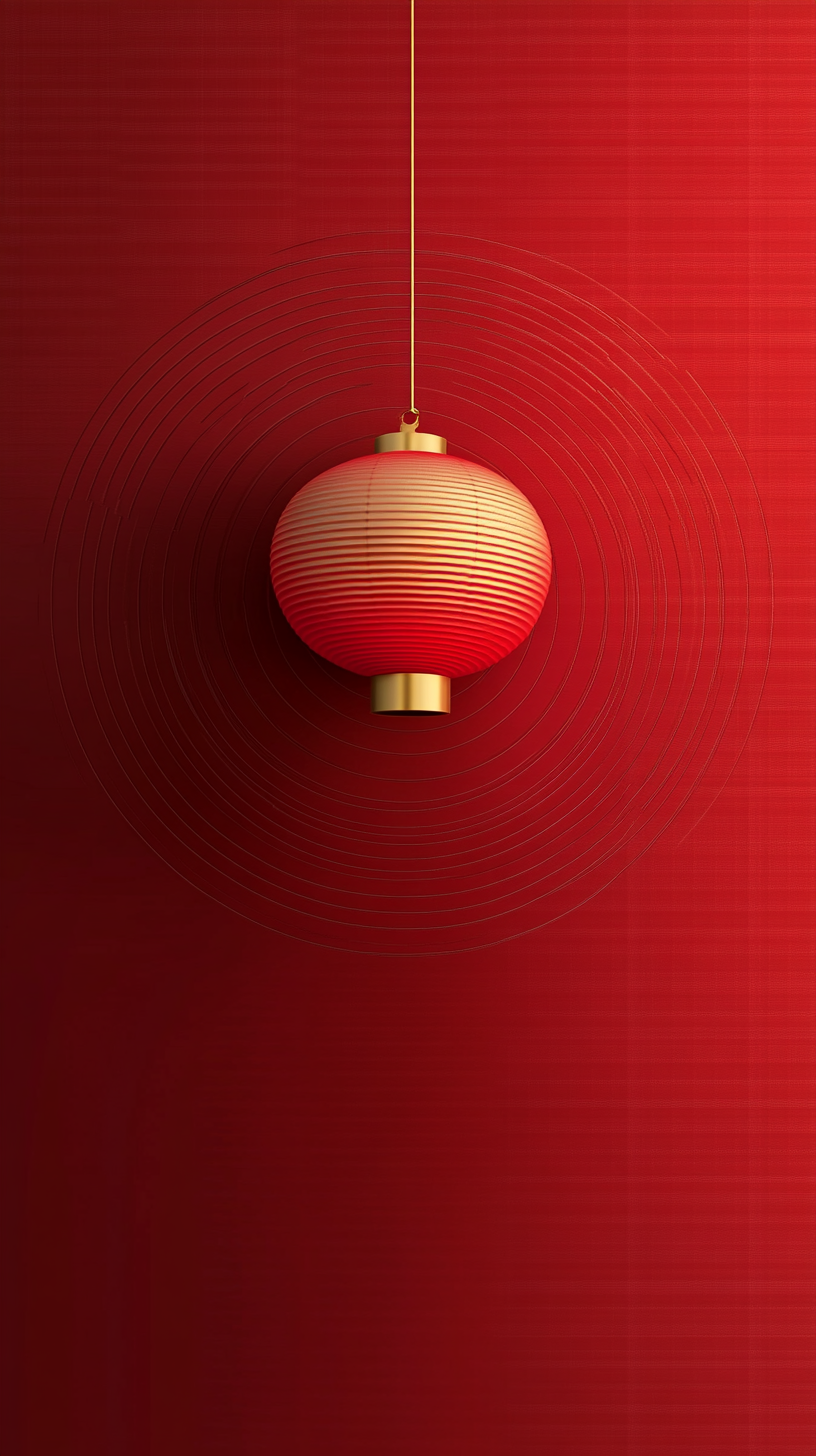 喜庆红灯笼海报