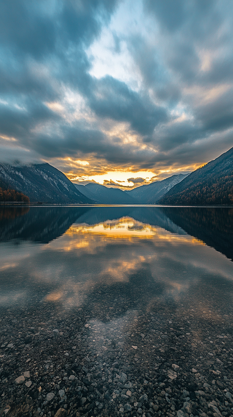 湖泊美景