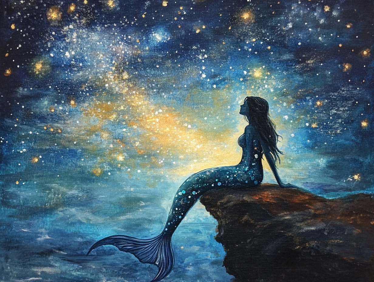 星空下的美人鱼