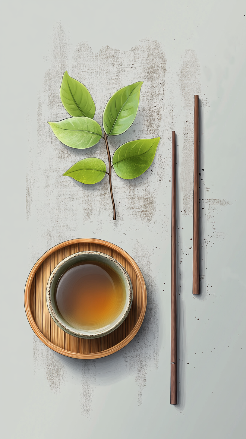 中式茶饮宣传图