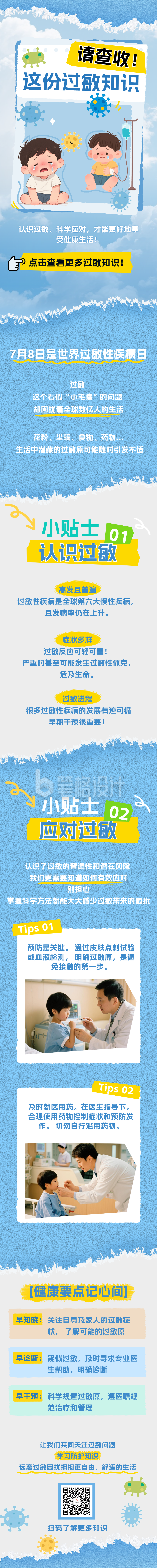 世界过敏性疾病科普公众号长图