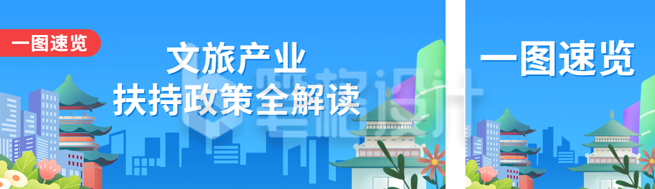 文旅产业政策解读公众号双封面