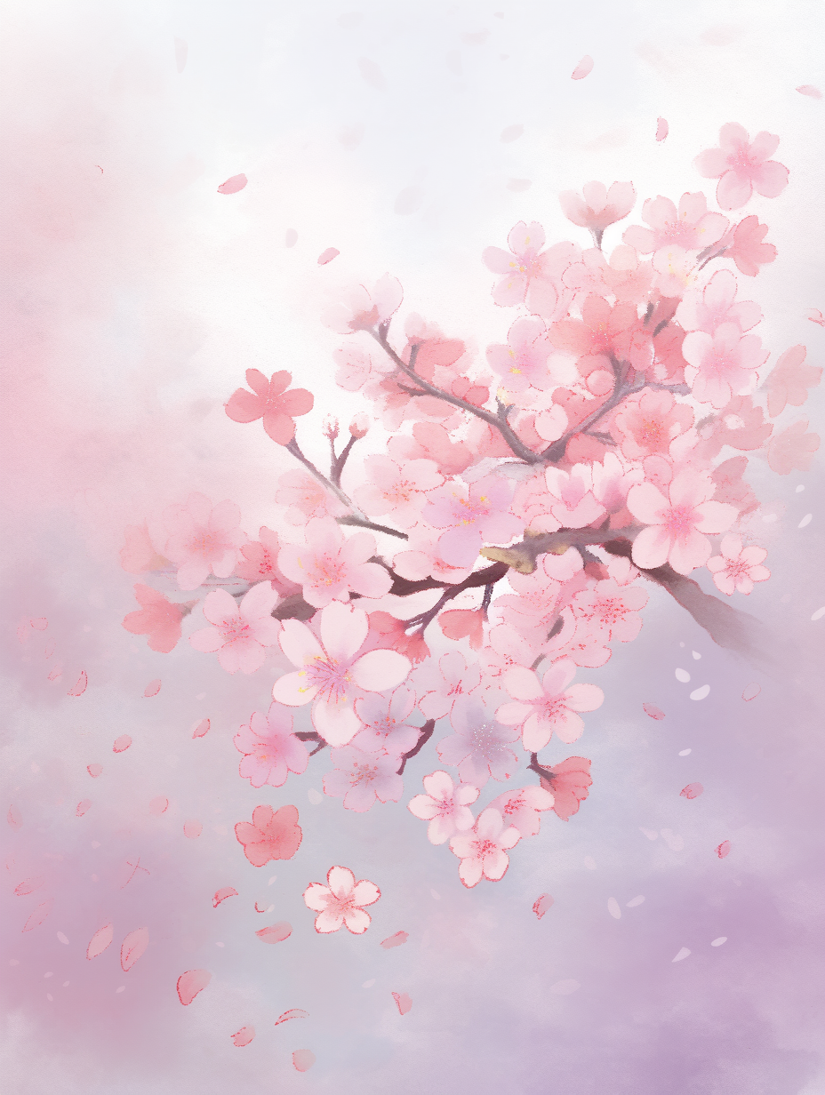 唯美粉色樱花盛开 浪漫壁纸
