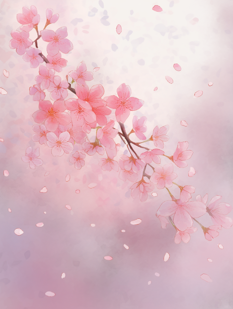 唯美粉色樱花盛开 浪漫壁纸