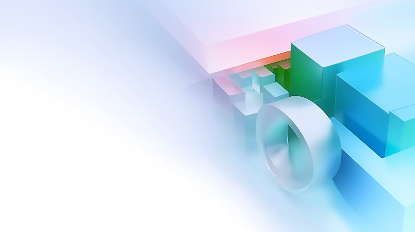 多彩3D几何背景图时尚视觉盛宴