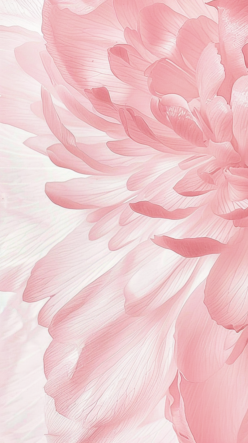 粉色柔美花朵壁纸装点浪漫温馨时刻
