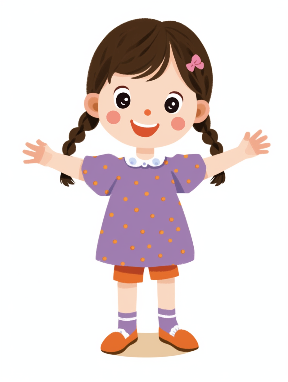 可爱小女孩形象