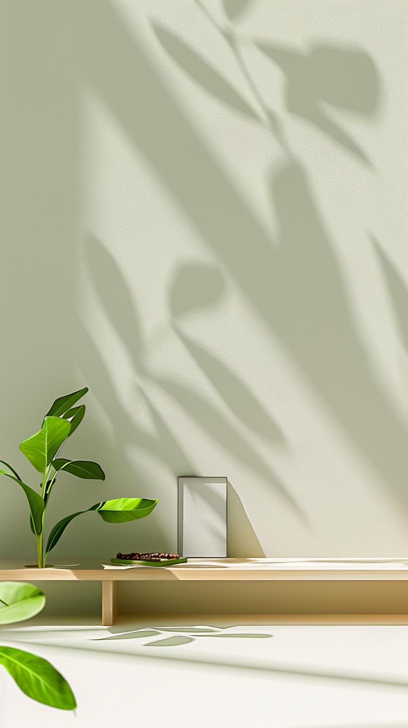 清新绿植搭配简约家具