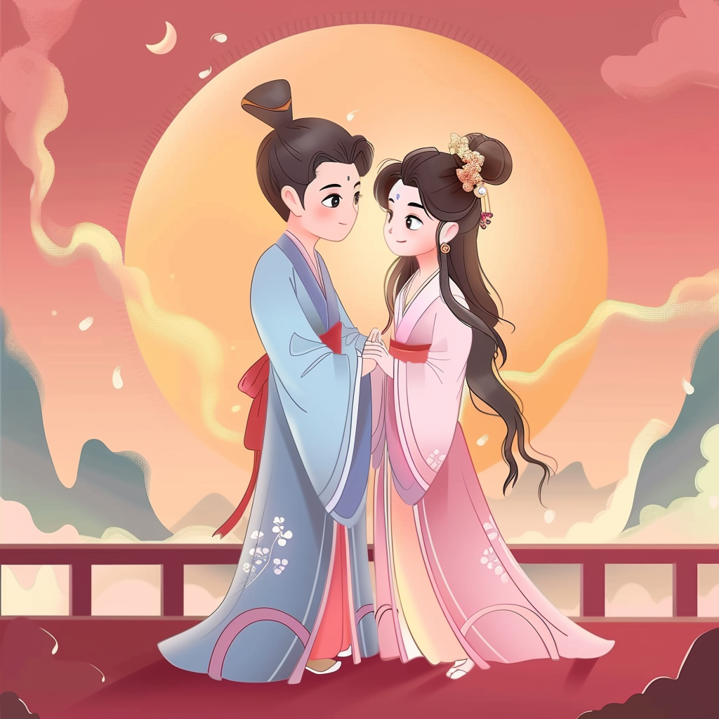 古装人物情侣图