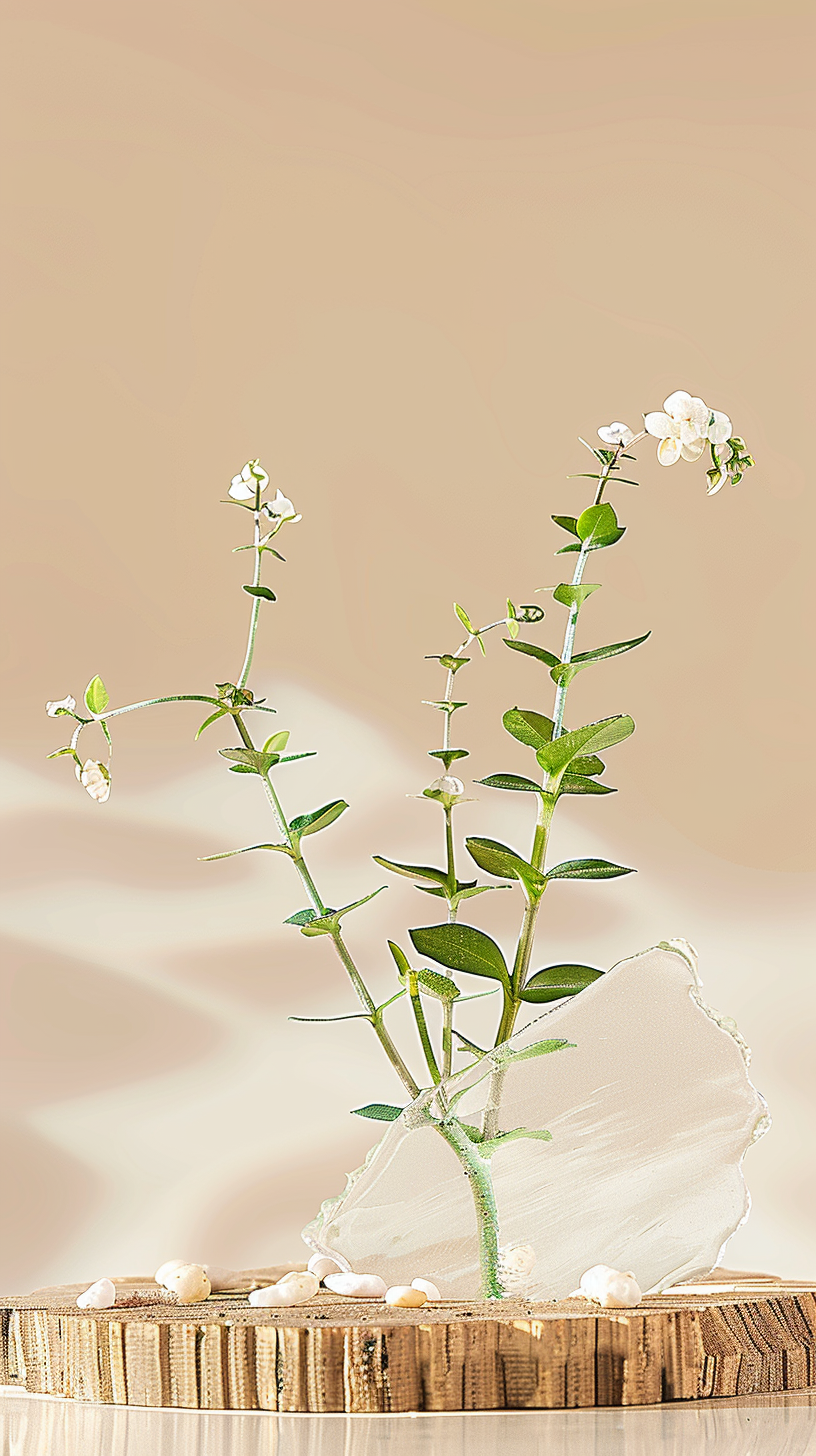 清新绿植鲜花装饰