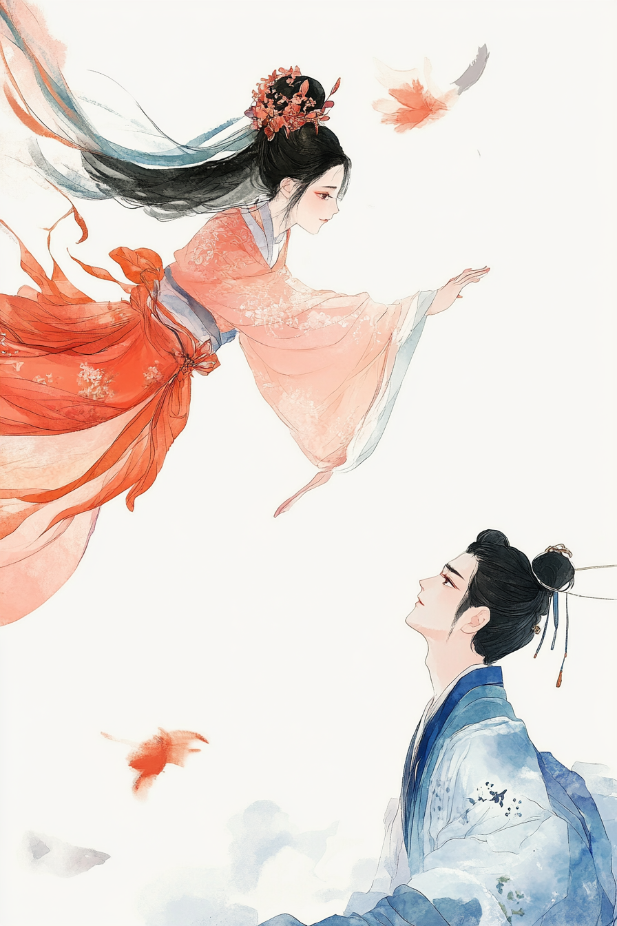 古装人物唯美插画