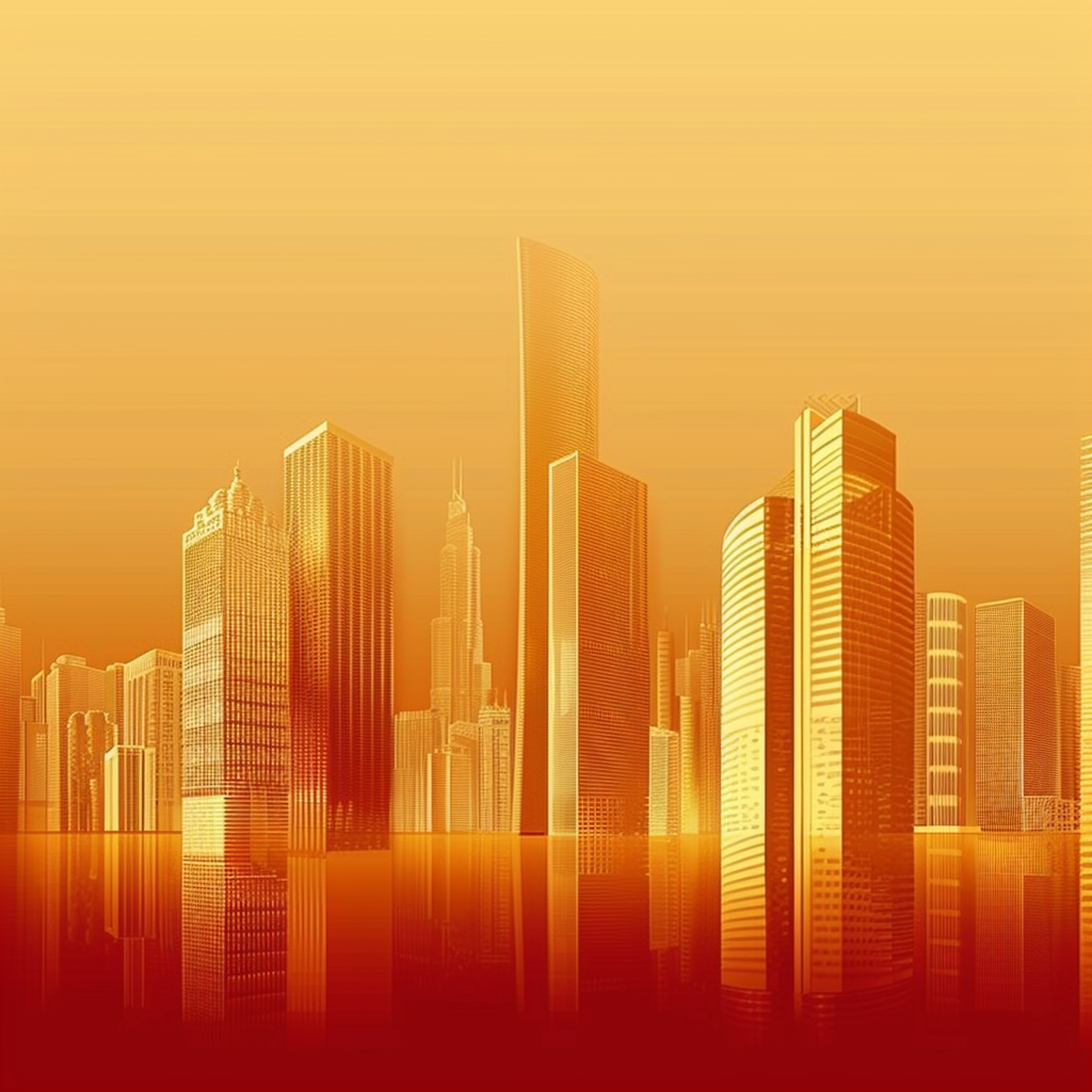 现代化都市建筑繁华