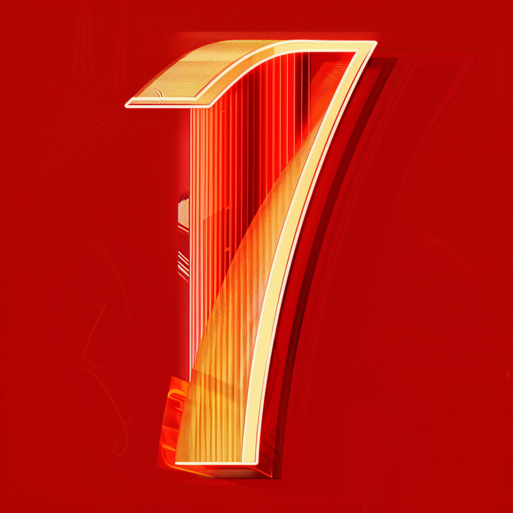 炫酷3D效果数字7
