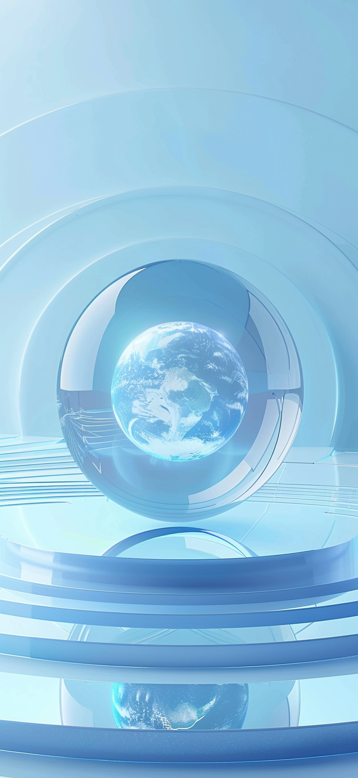 蓝色地球3D模型