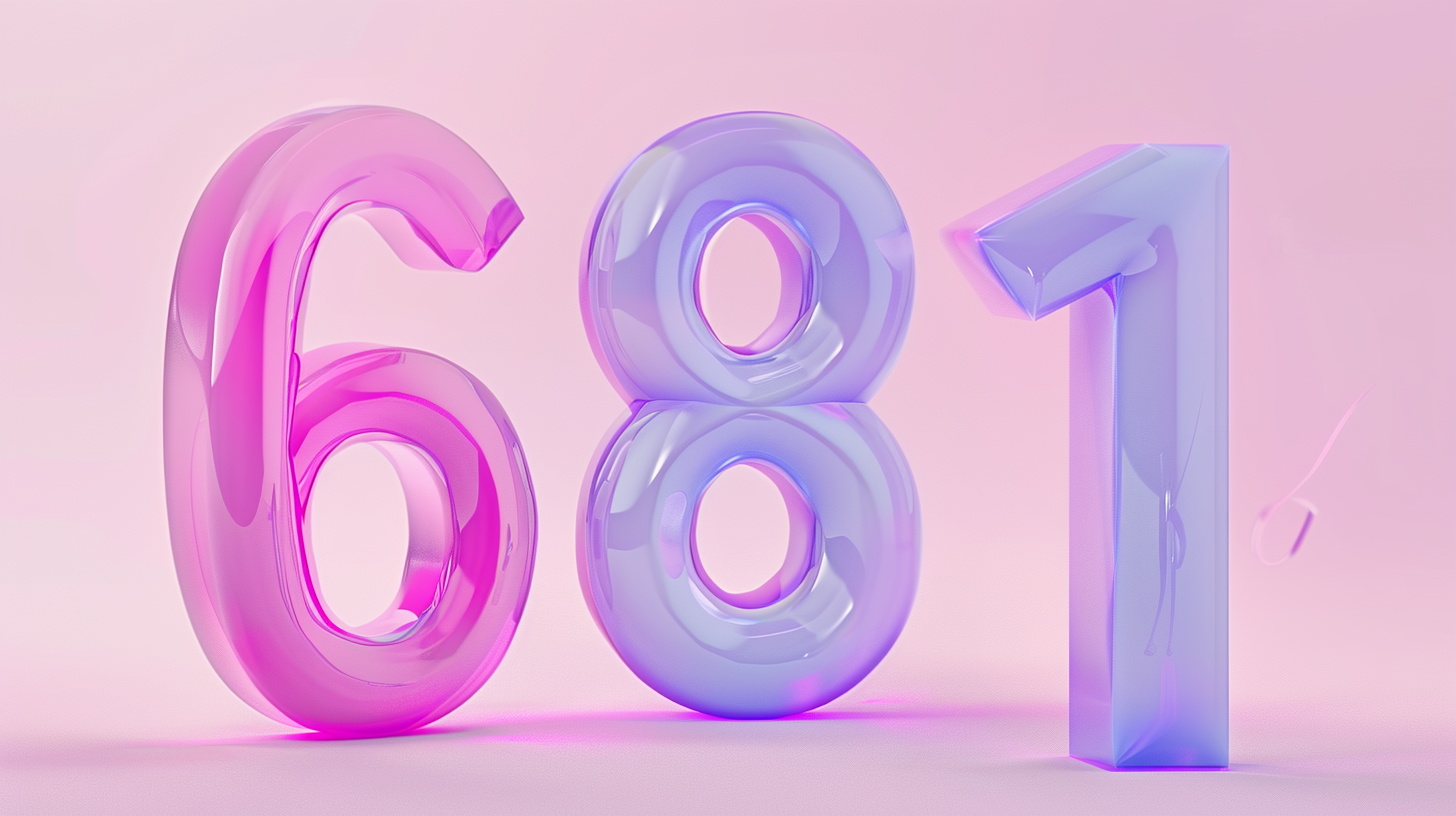 3D立体数字681