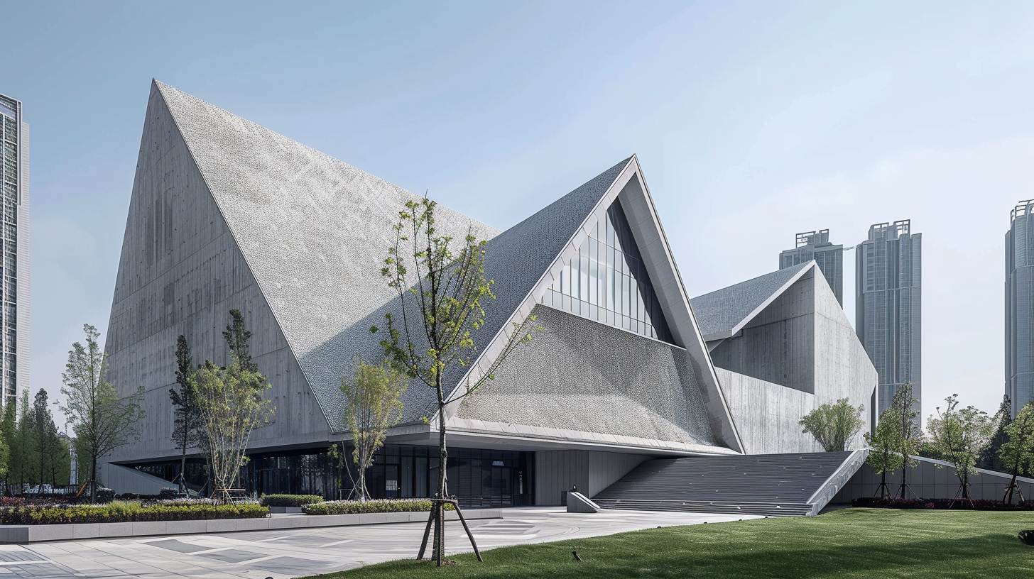 独特几何建筑高端 城市地标风采