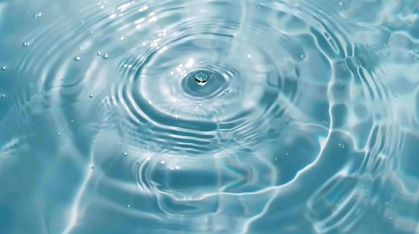 水波荡漾的清新纹理背景图