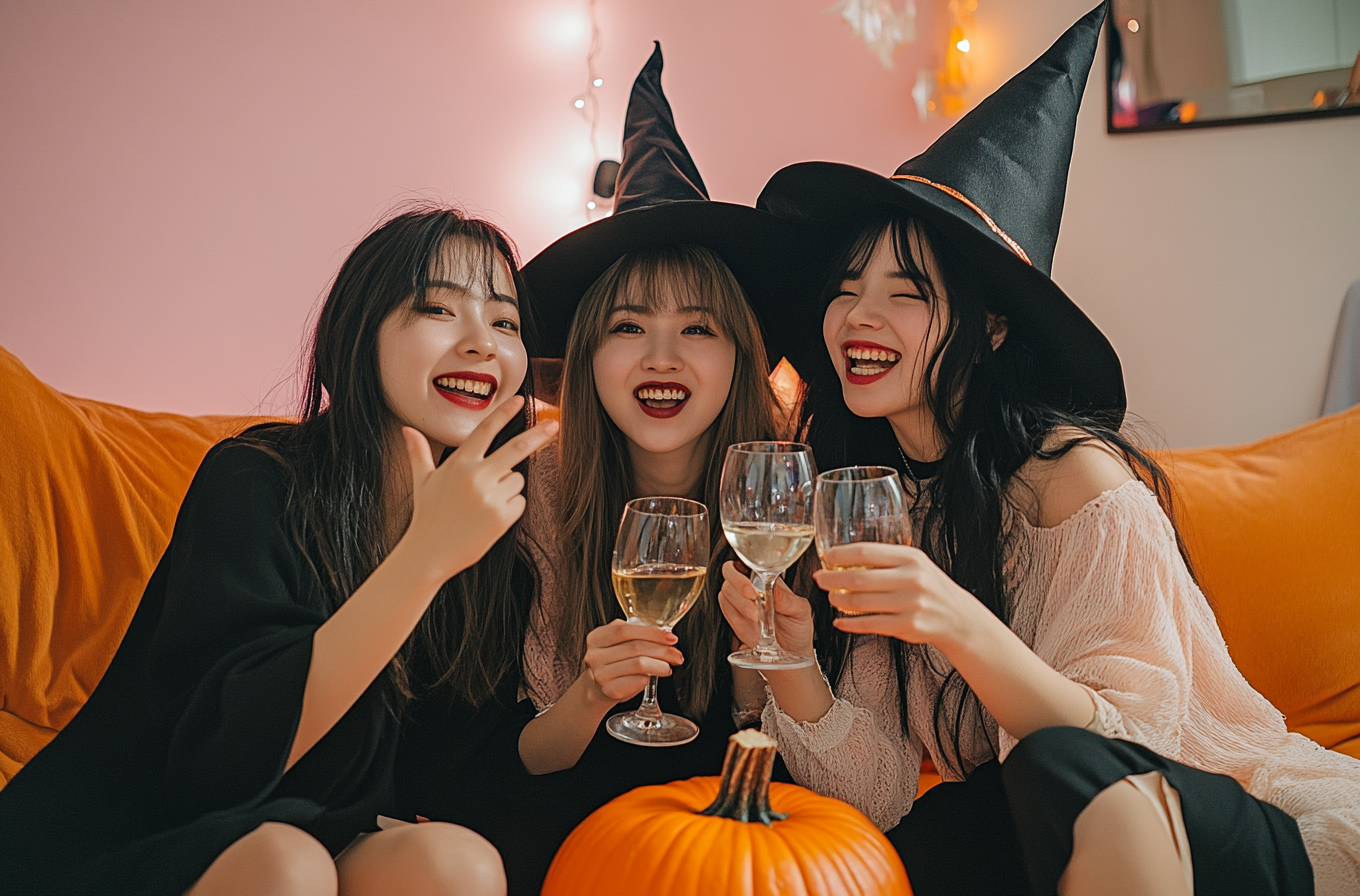 万圣节庆祝女生聚会
