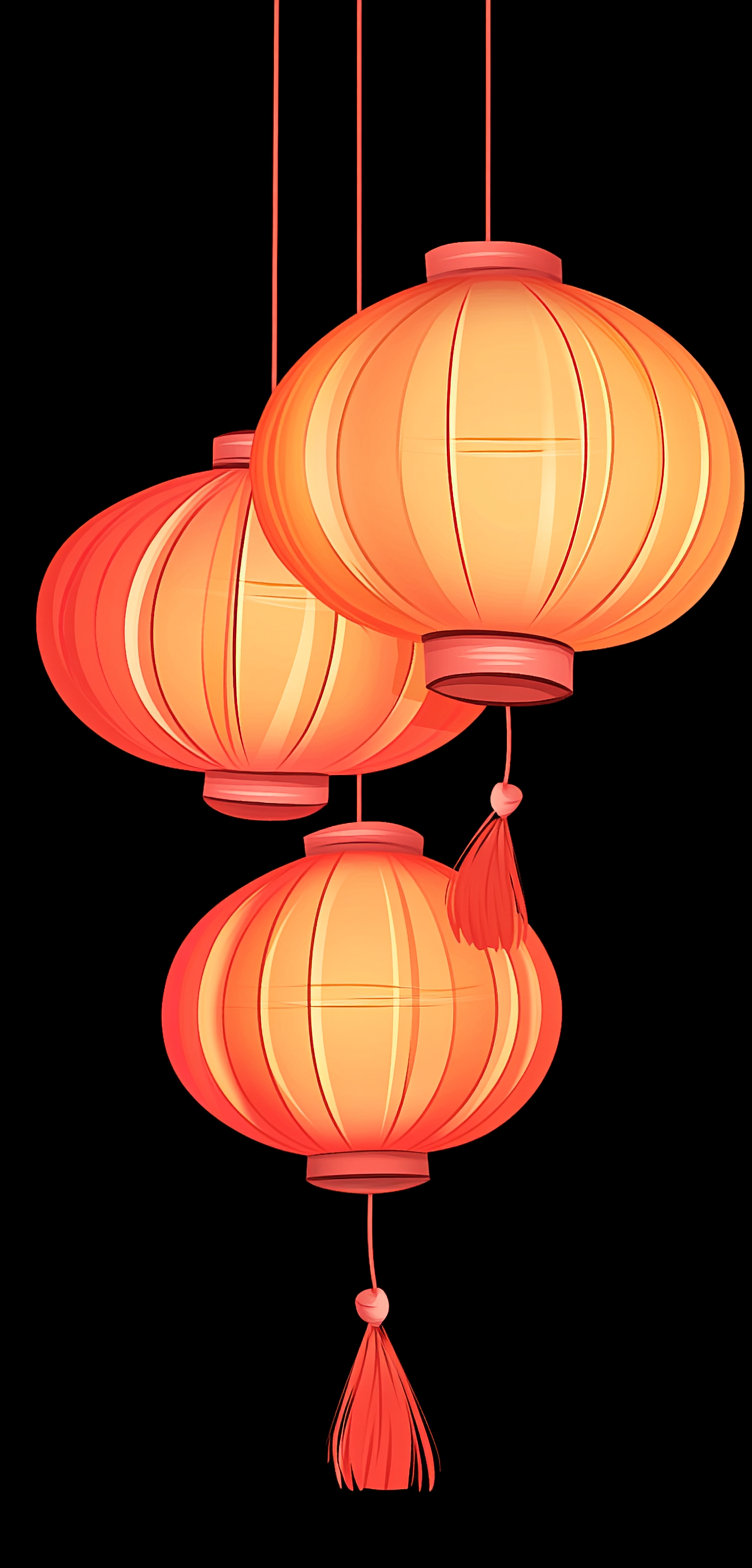 手绘灯笼