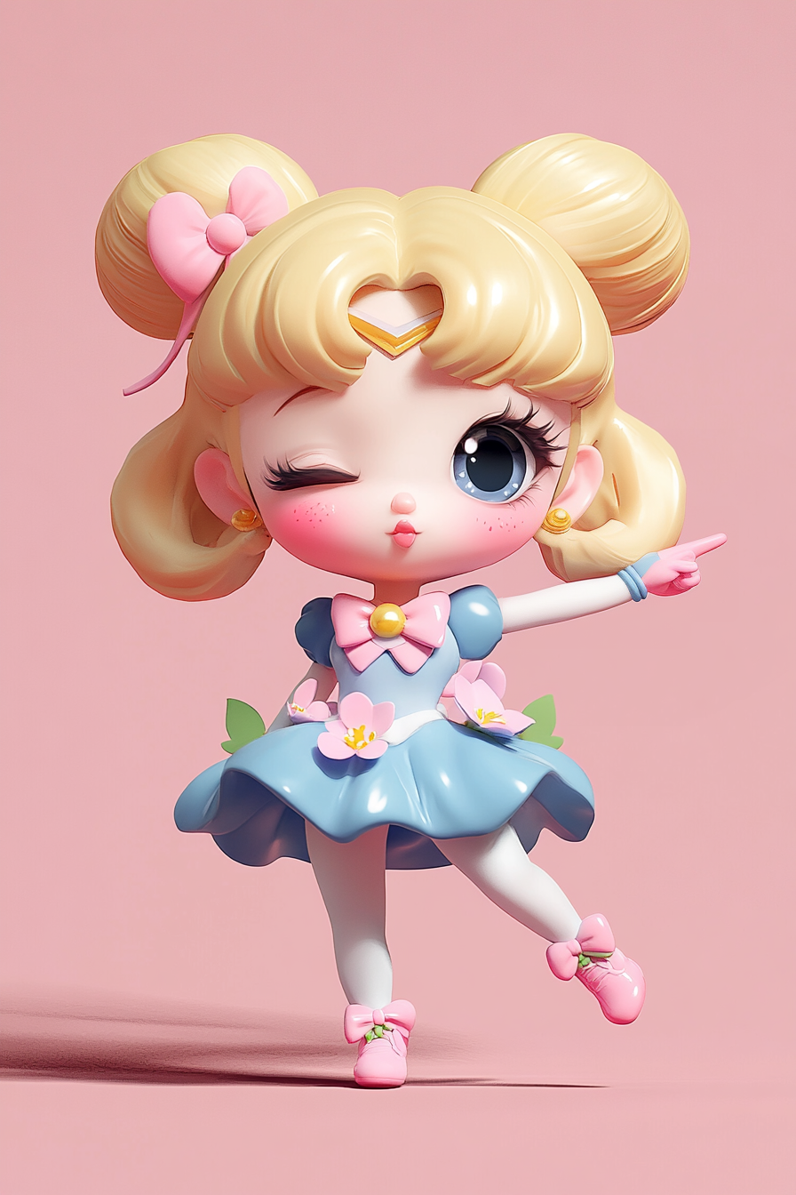 3D可爱美少女