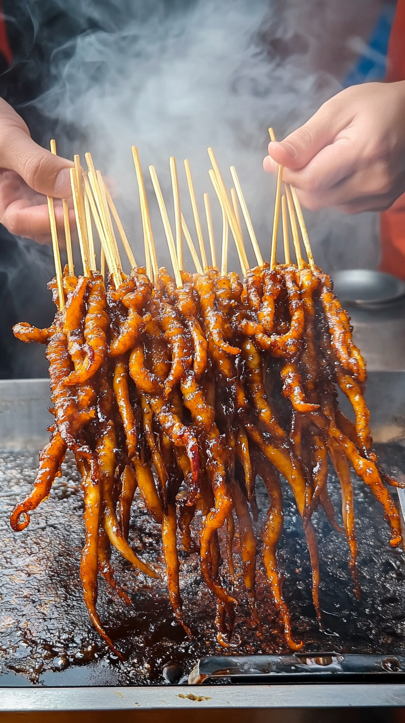 大连铁板烤鱿鱼美食