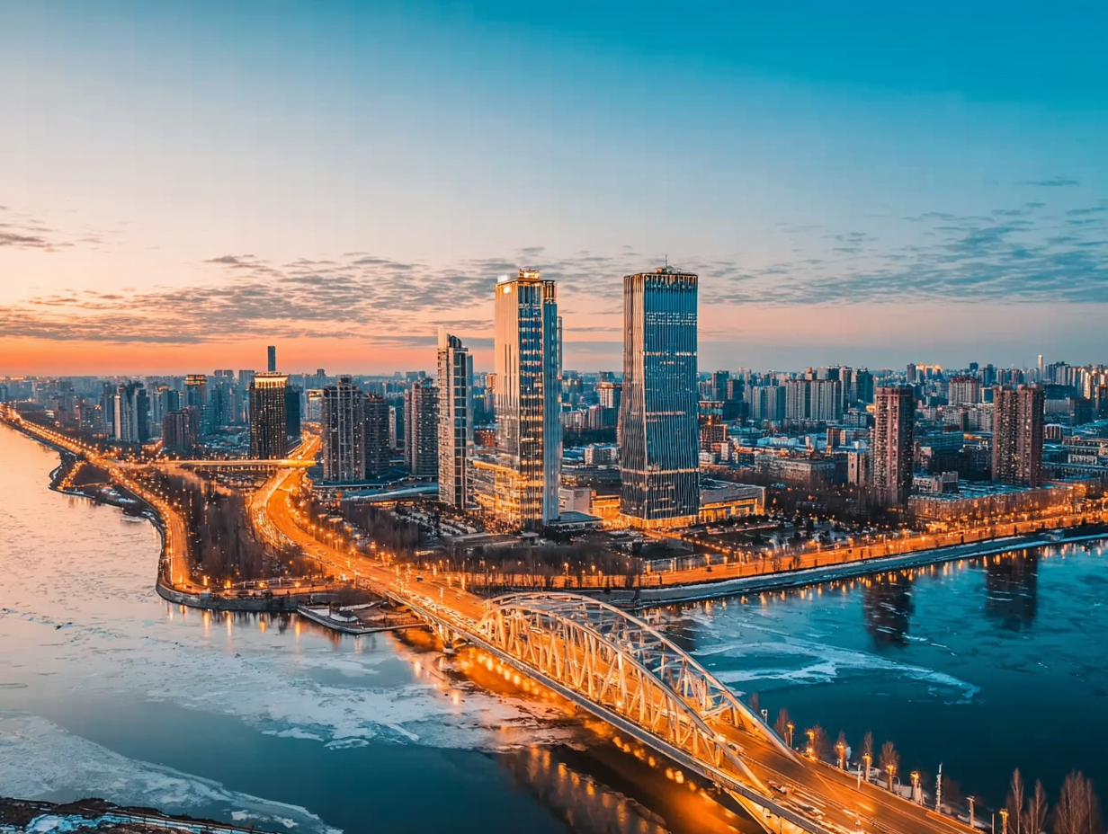 哈尔滨城市建筑风景