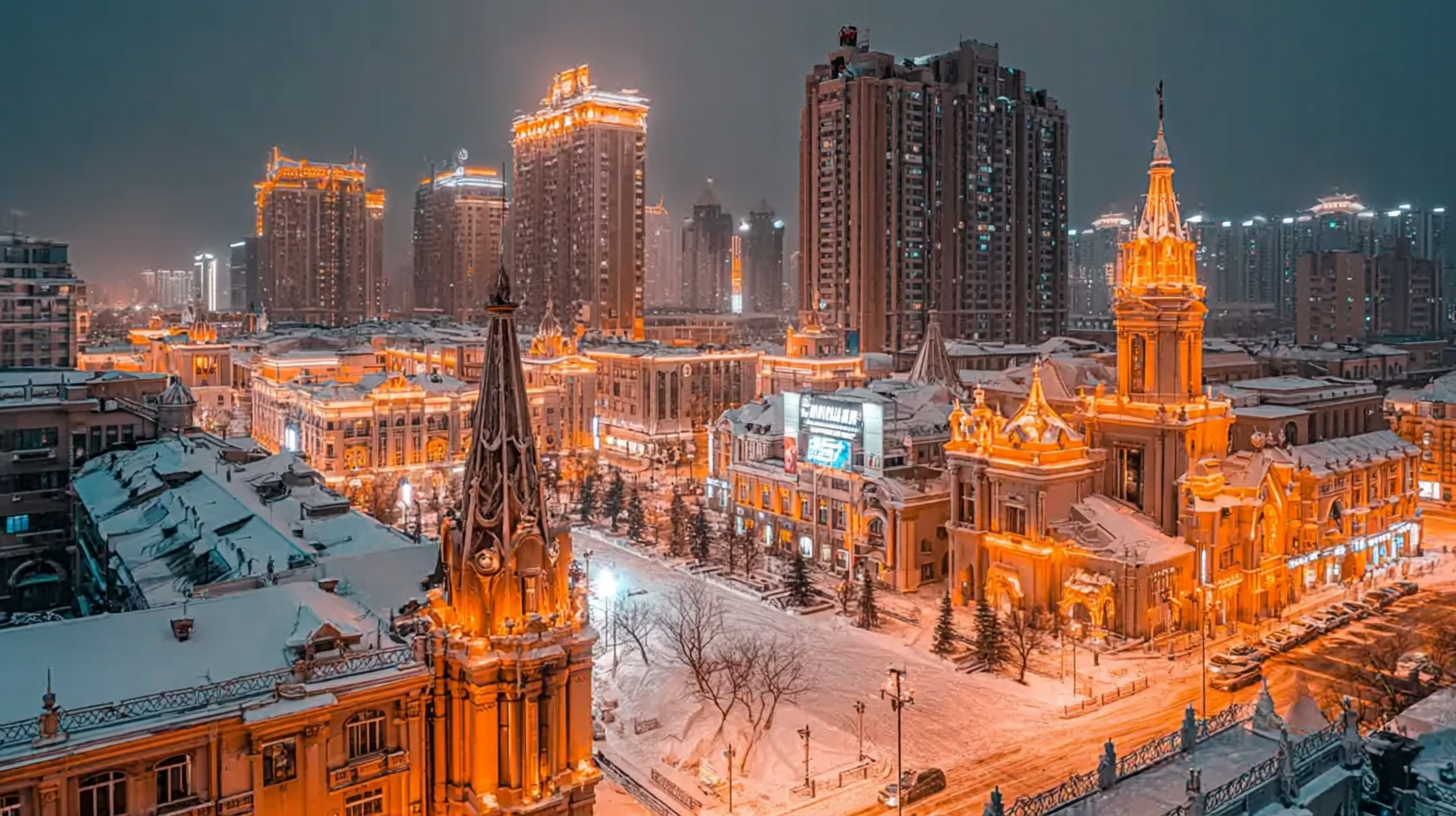 哈尔滨城市建筑风景