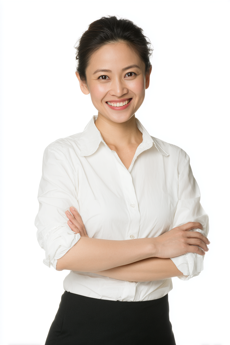 白色职场女士