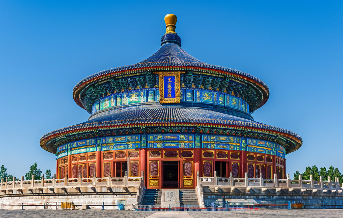 中国风古建筑天坛传统文化魅力