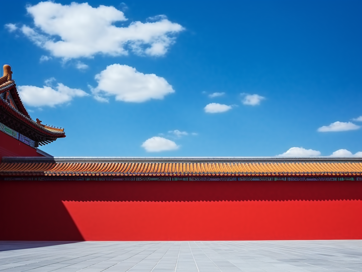 古建筑红墙
