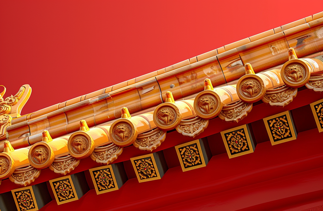 精美古建筑屋顶