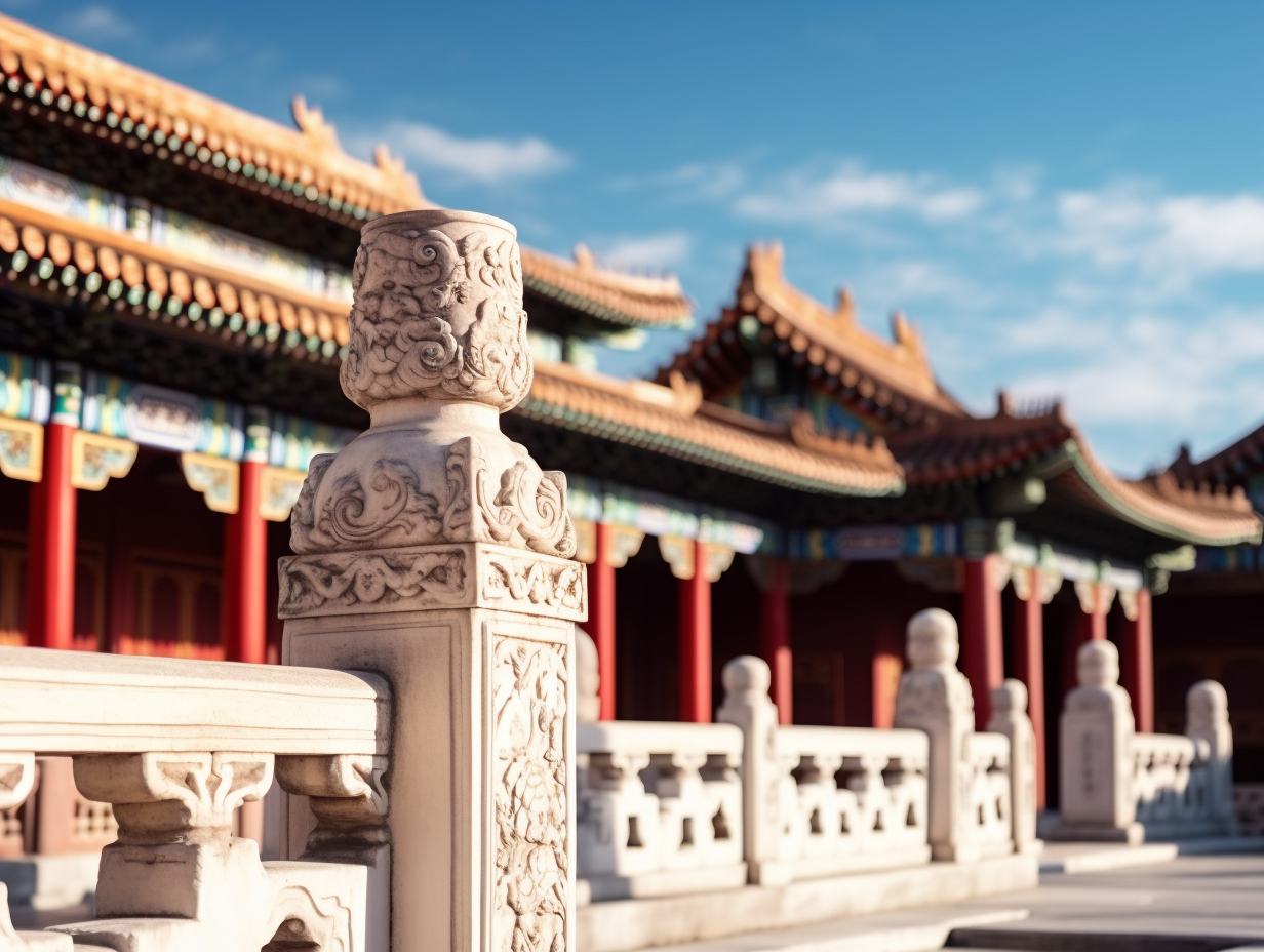精美古建筑展现中国风