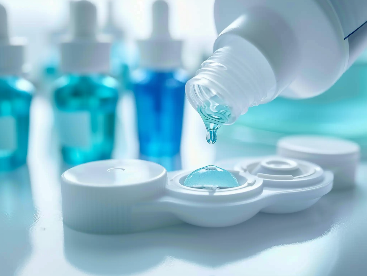 点滴呵护眼药水使用展示宣传物料图