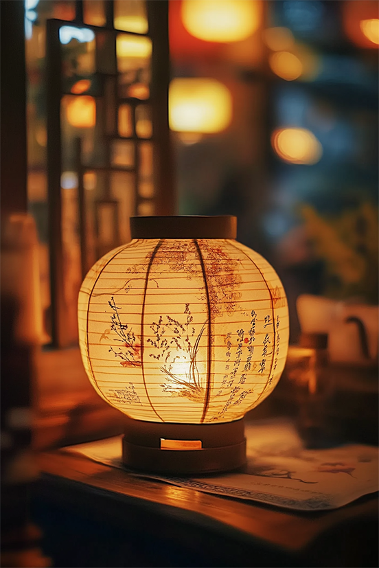古风灯笼点亮中式韵味文艺雅致之美