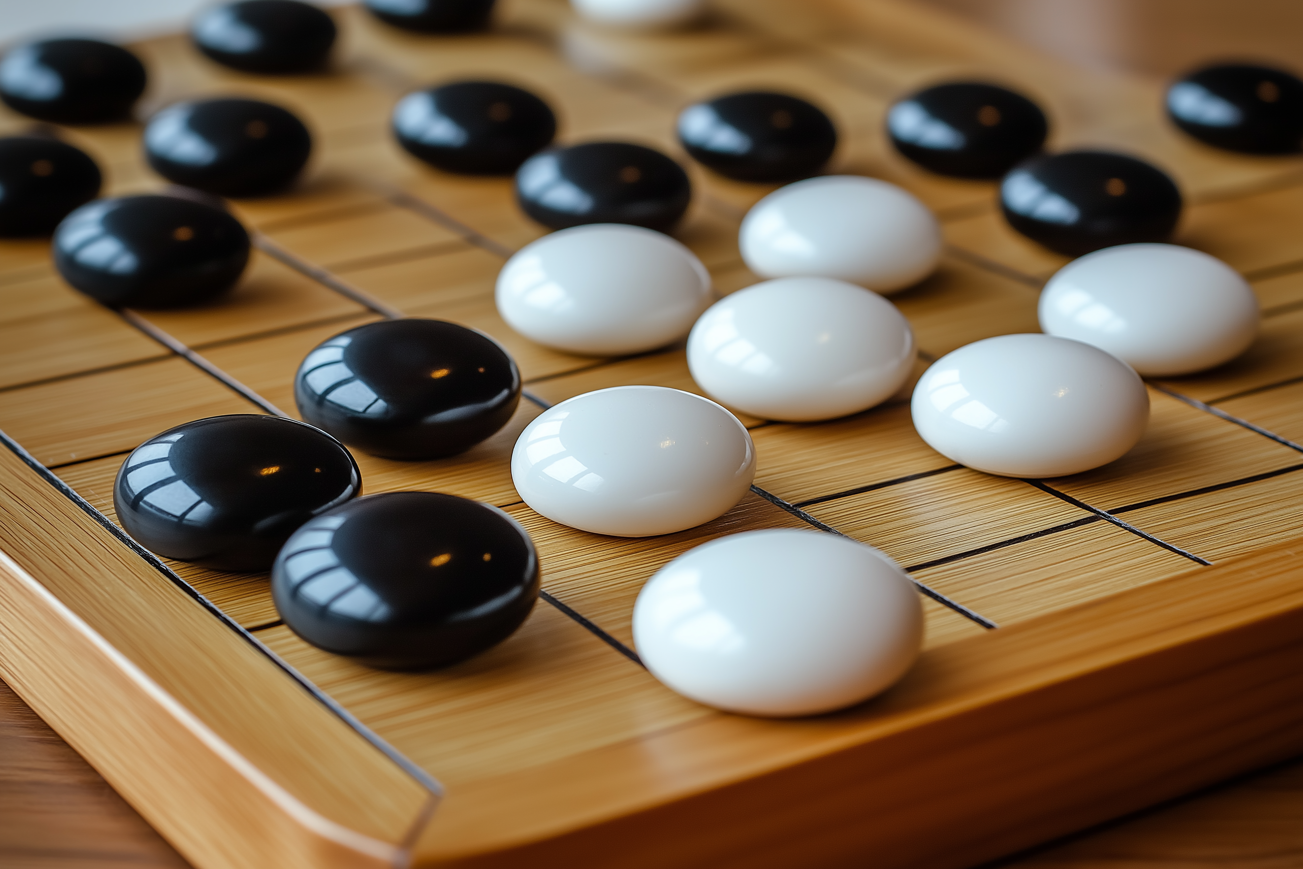 经典围棋对弈棋盘 传统棋类游戏宣传物料