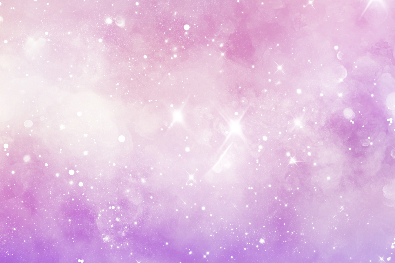 梦幻紫色星空背景宣传物料