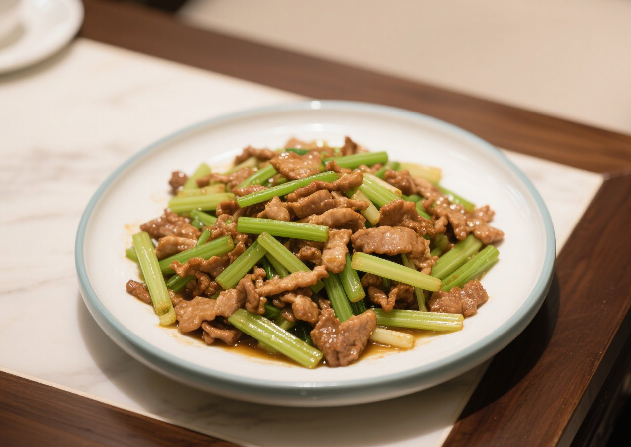 芹菜炒肉