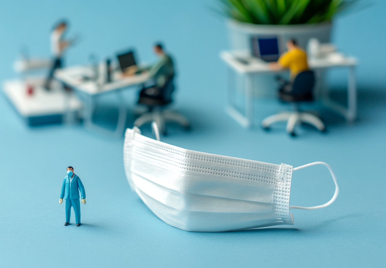 流行性感冒口罩预防3D