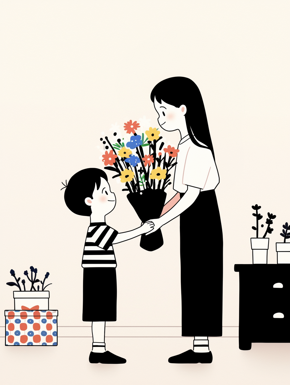 温馨母亲节宣传海报