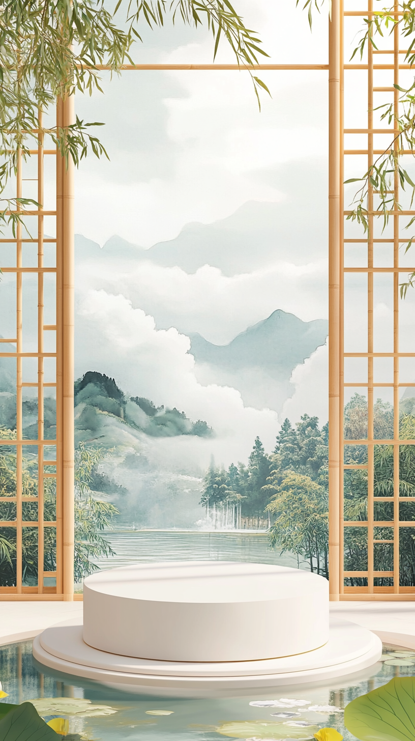 中式电商产品背景