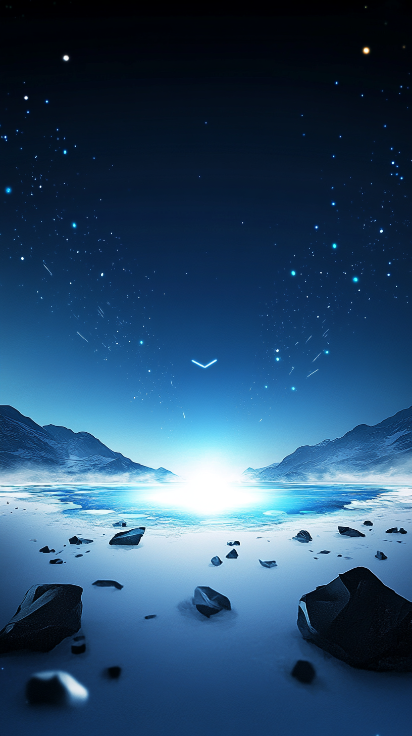 奇幻星空科技深色电商背景