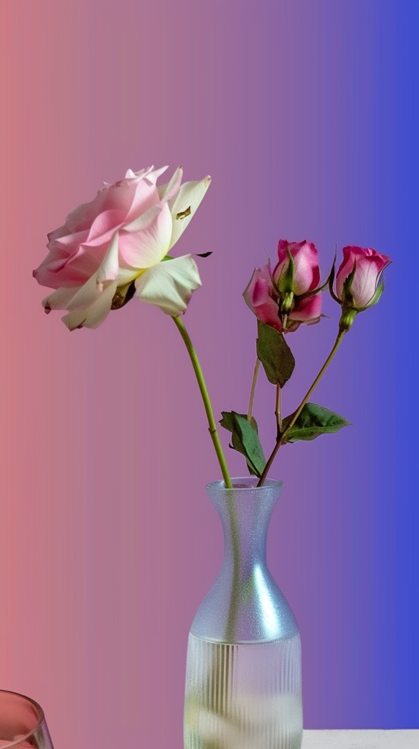 精致花瓶插鲜花