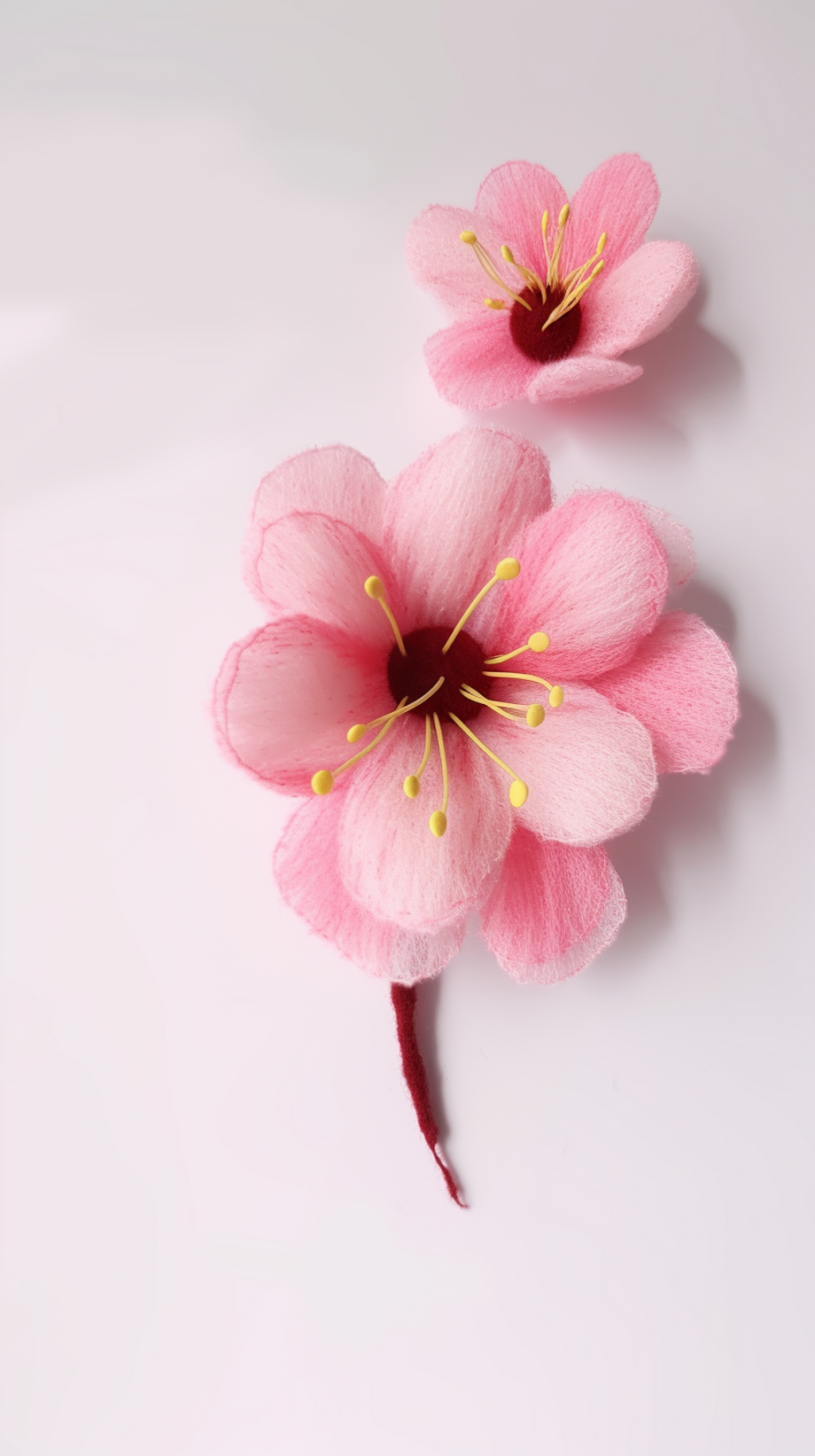 粉色系手工花朵
