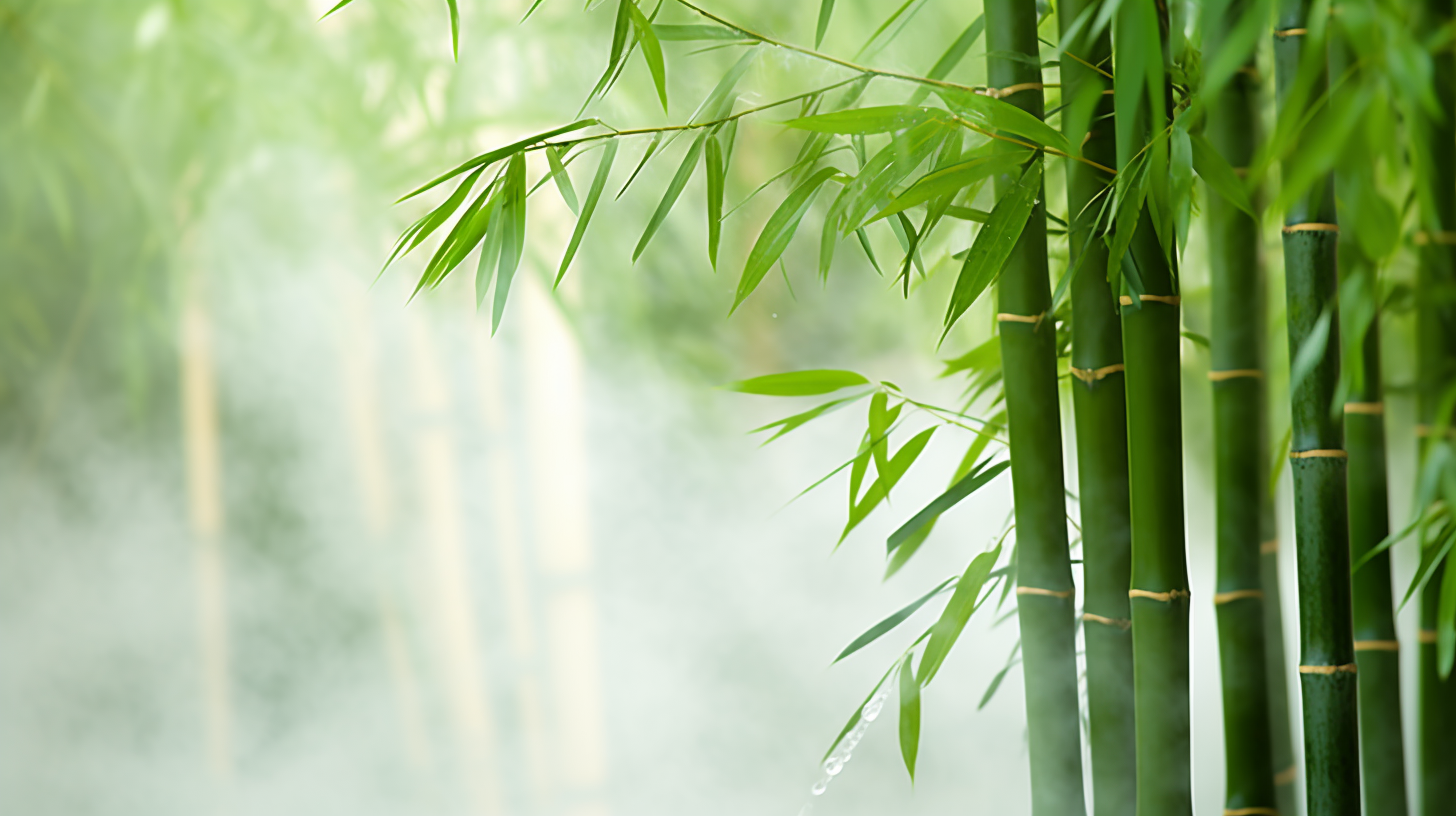 翠绿竹林