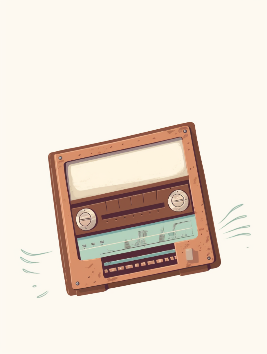 复古磁带录音机