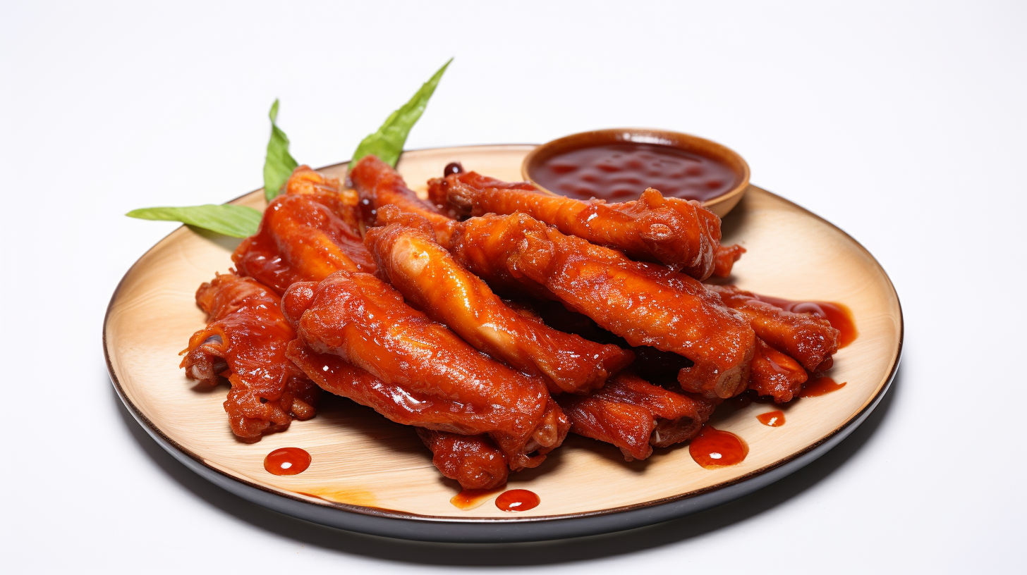 美味炸鸡翅摆盘精致美食宣传图