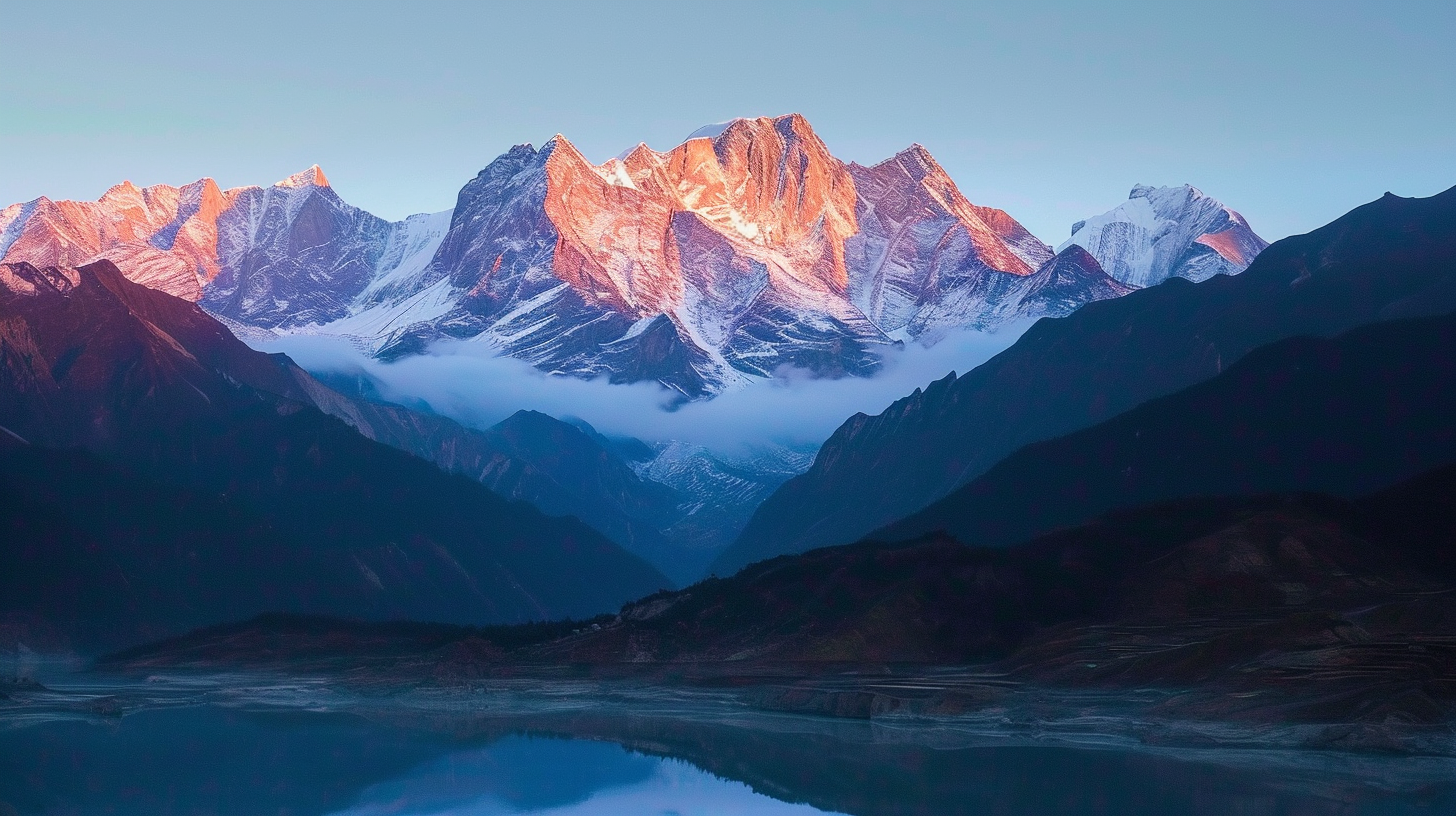 壮丽雪山景观绝美自然风景电脑壁纸
