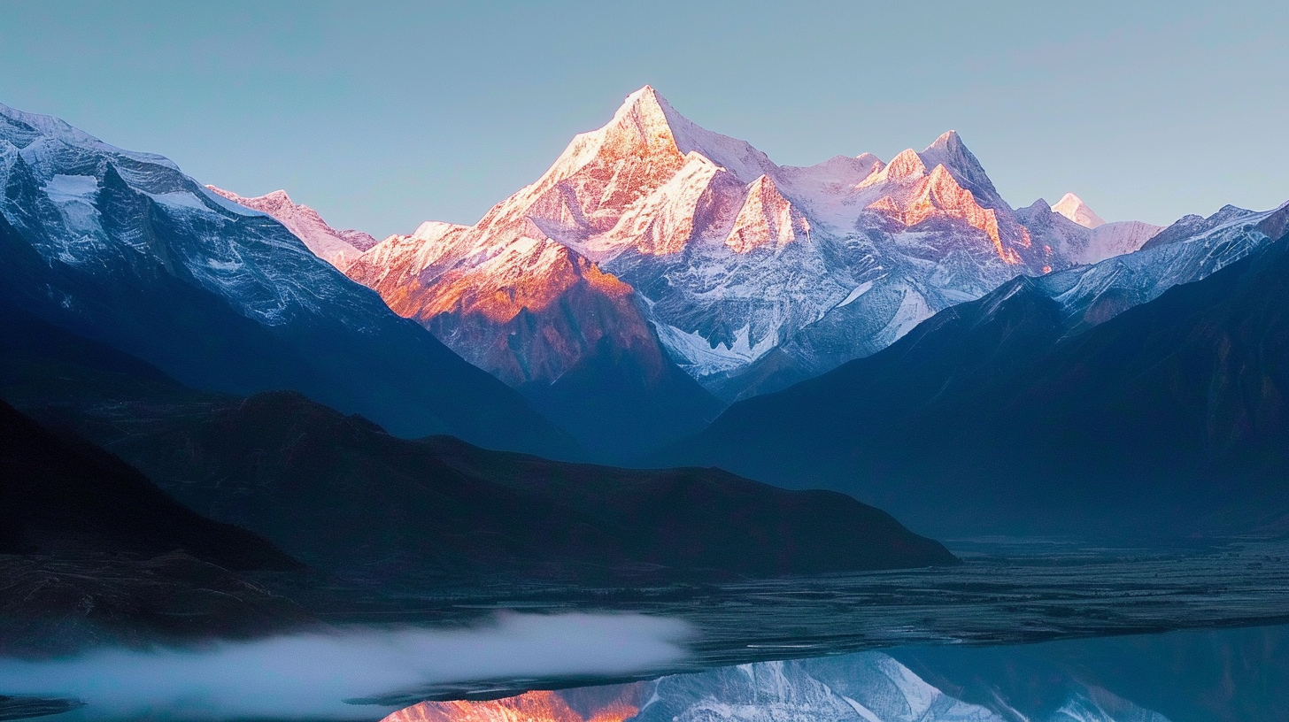壮丽雪山之景 手机电脑壁纸良品