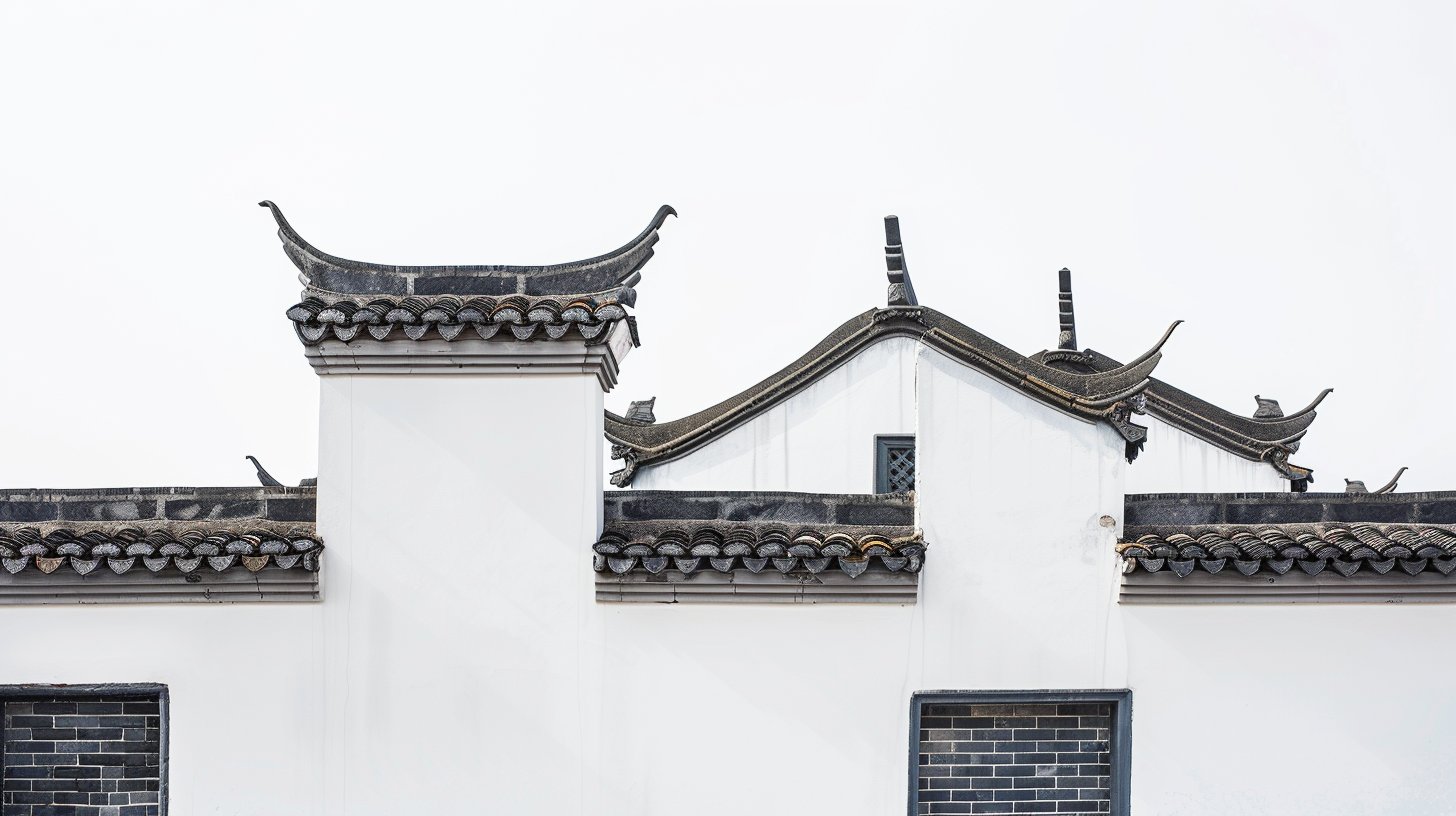 独特古建筑中国风之美宣传物料