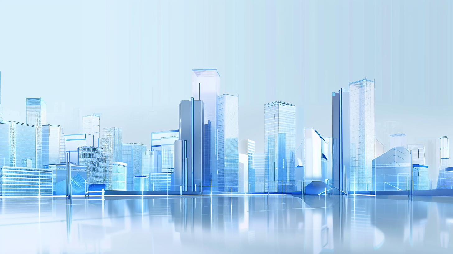 科技感十足的城市建筑电脑壁纸